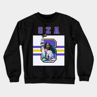 SZA - Vintage - Purple/Yellow Crewneck Sweatshirt